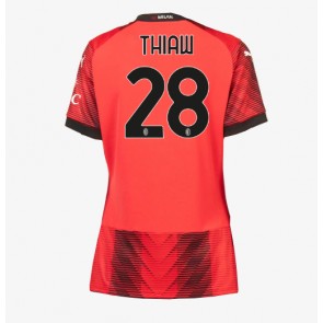 AC Milan Malick Thiaw #28 Hemmatröja Kvinnor 2023-24 Kortärmad